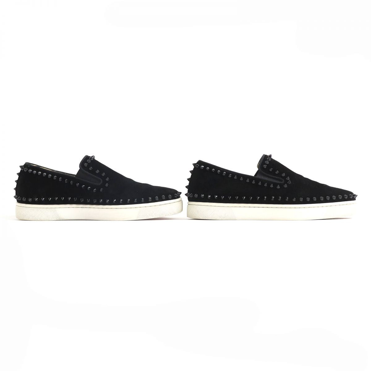 Christian Louboutin Suede Leather Spike Studs Sneakers