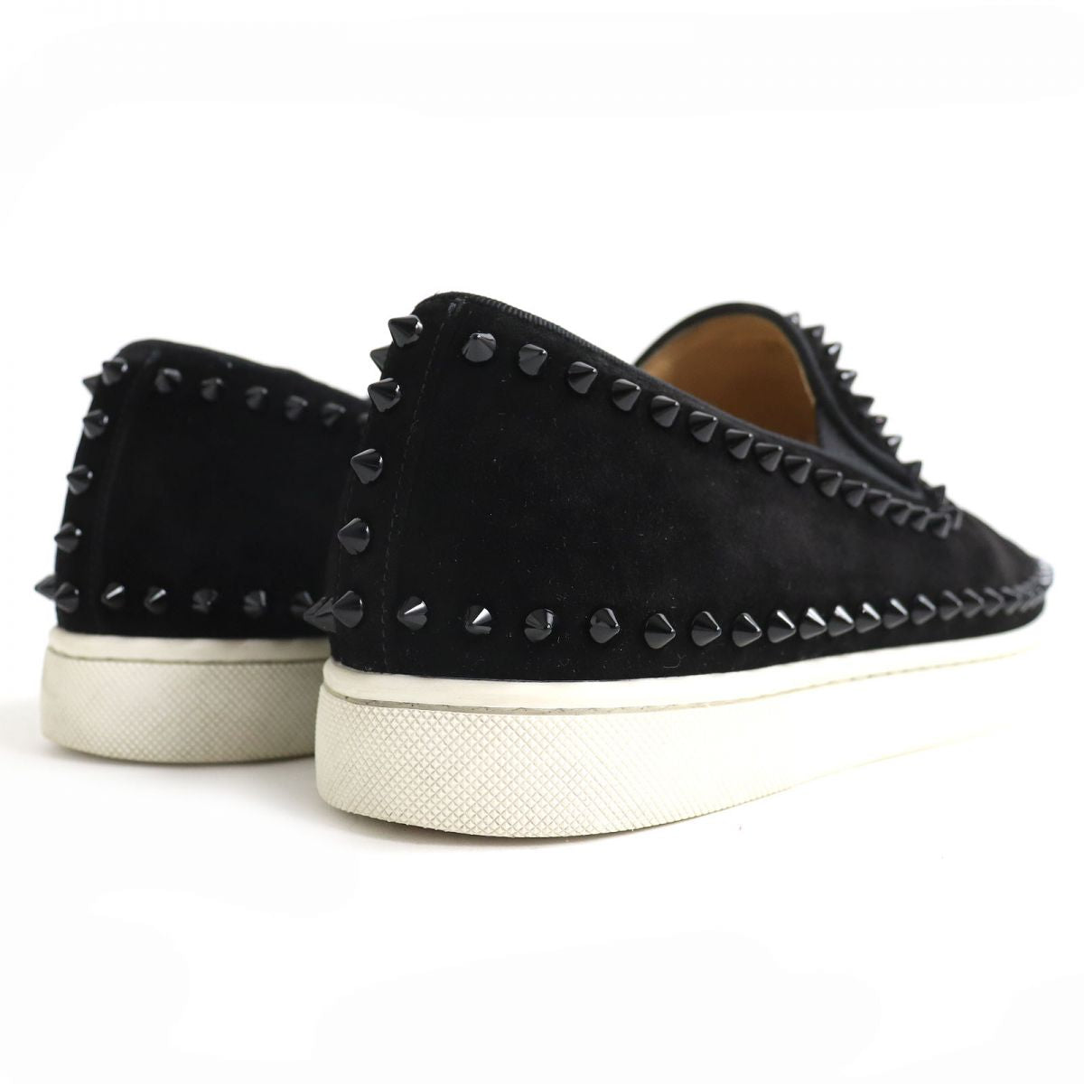 Christian Louboutin Suede Leather Spike Studs Sneakers