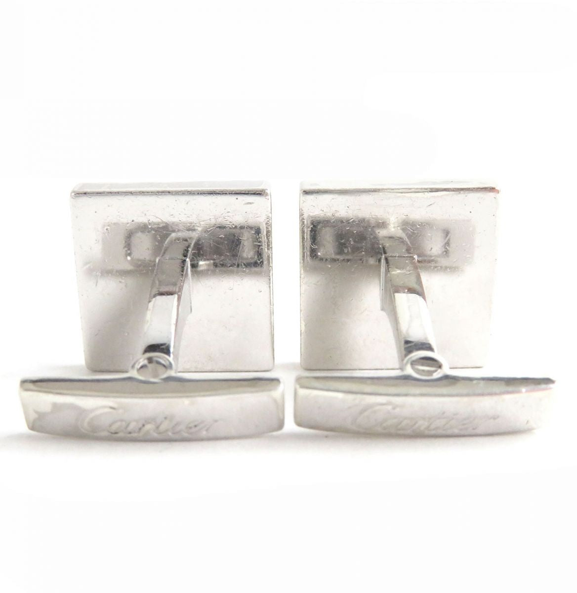 Cartier C2 Motif SV925 Square Cufflinks