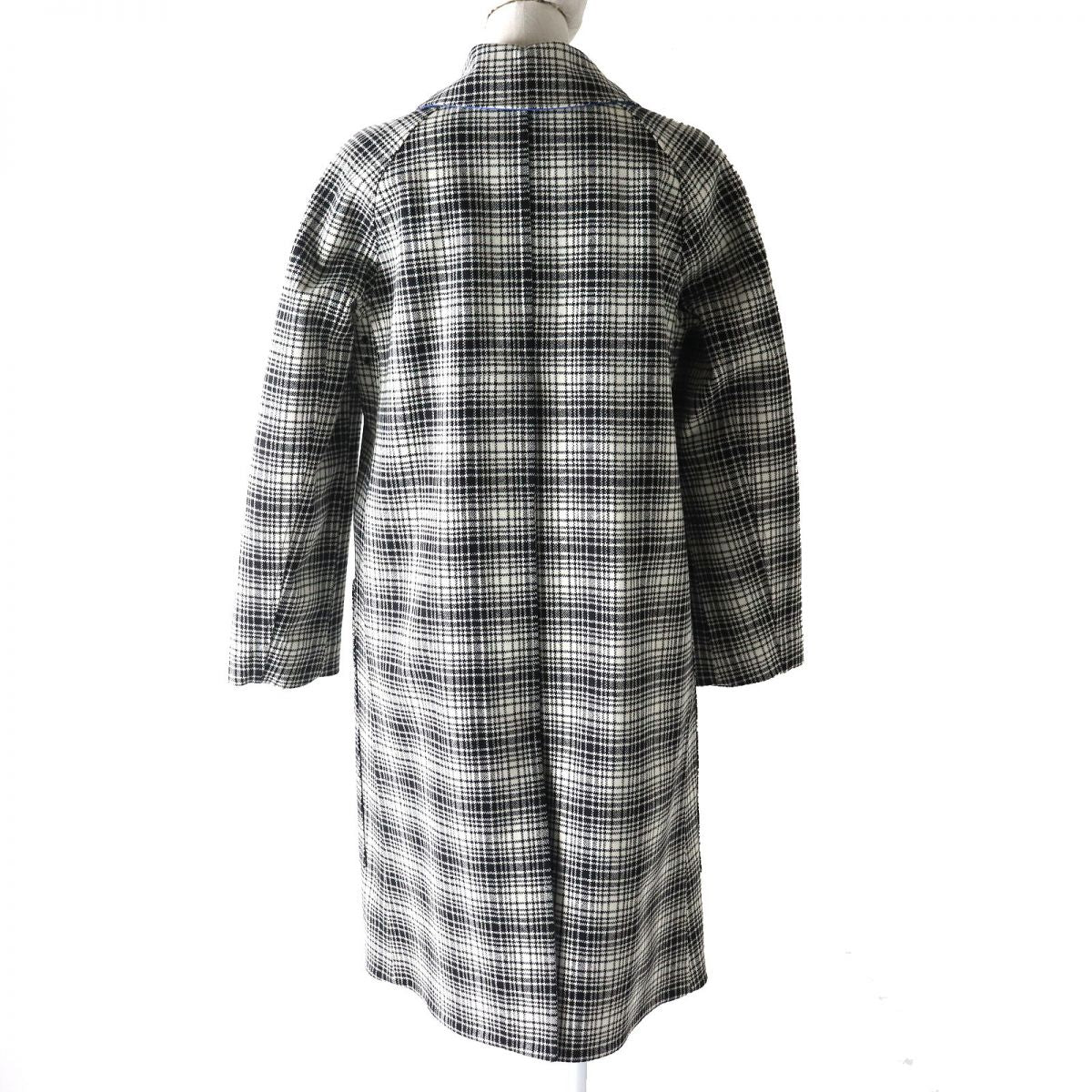 Burberry Check Houndstooth Rubber Coat Women