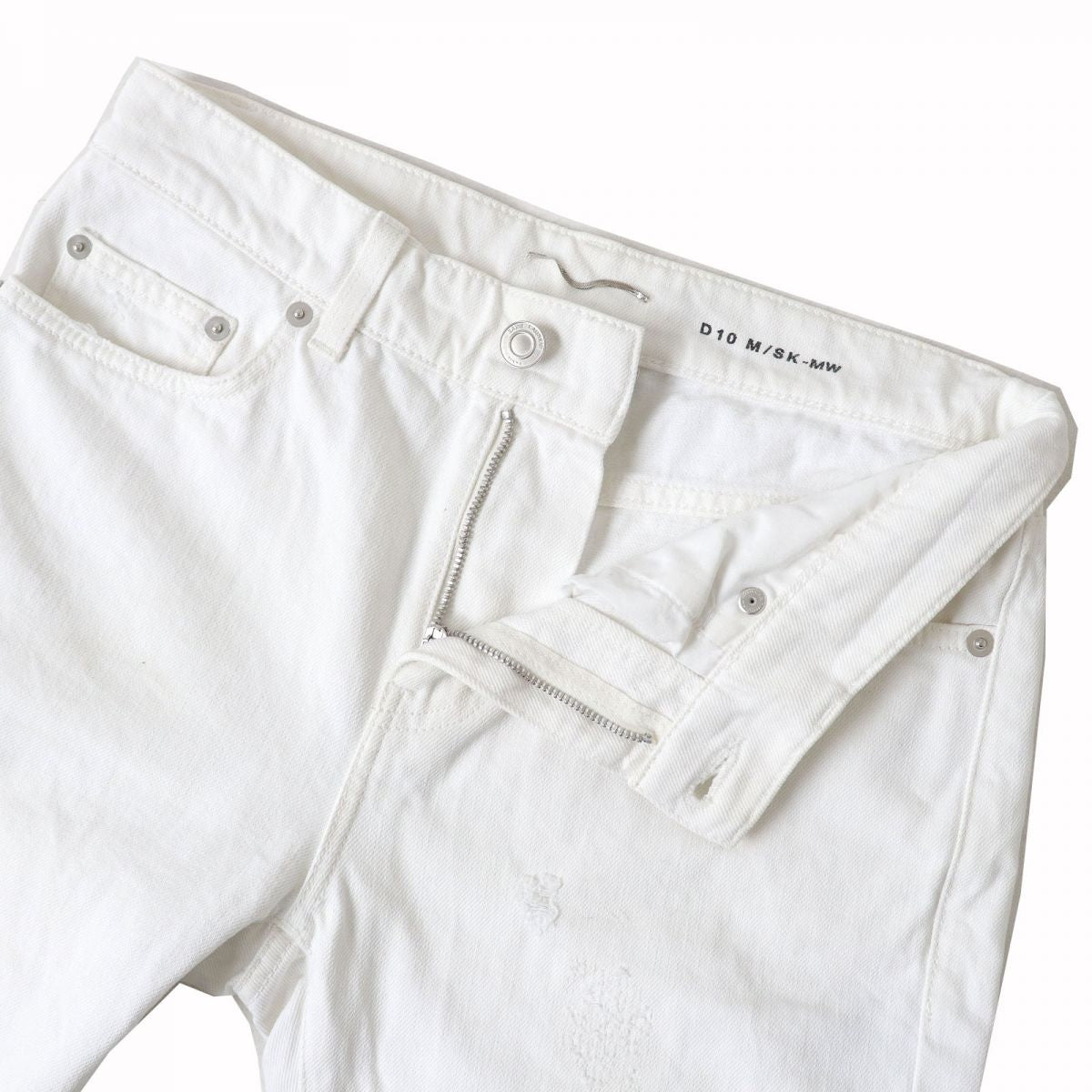 Saint Laurent Skinny Denim Jeans White Size 28