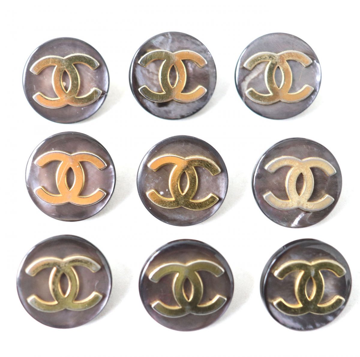 Chanel Vintage COCO Mark Button Set