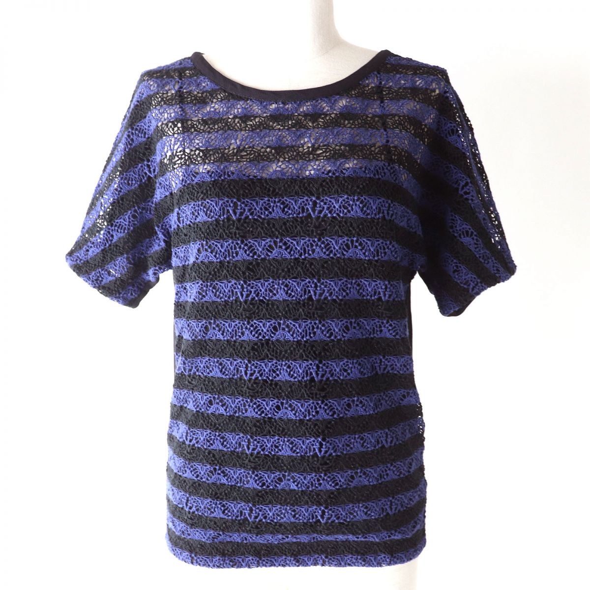 Louis Vuitton Silk Lining Monogram Lace Top S