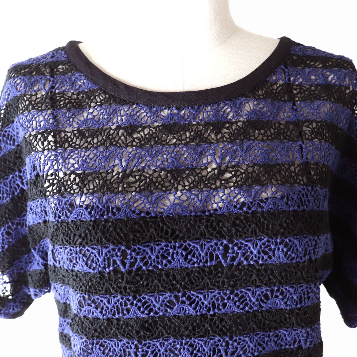 Louis Vuitton Silk Lining Monogram Lace Top S