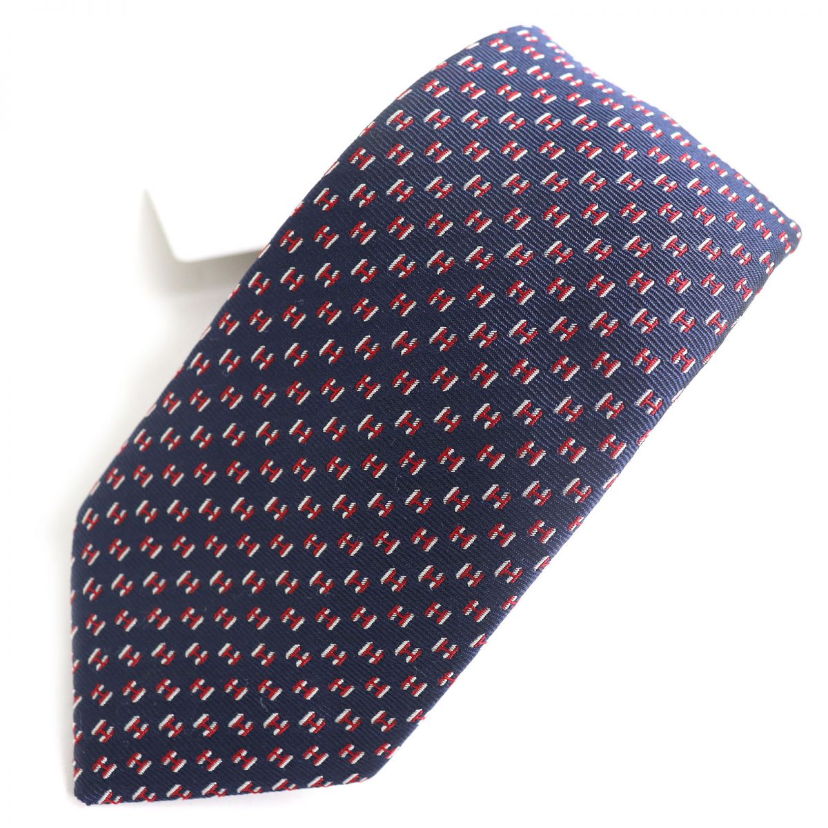 Hermes Silk Tie H Flamboyant Web Necktie