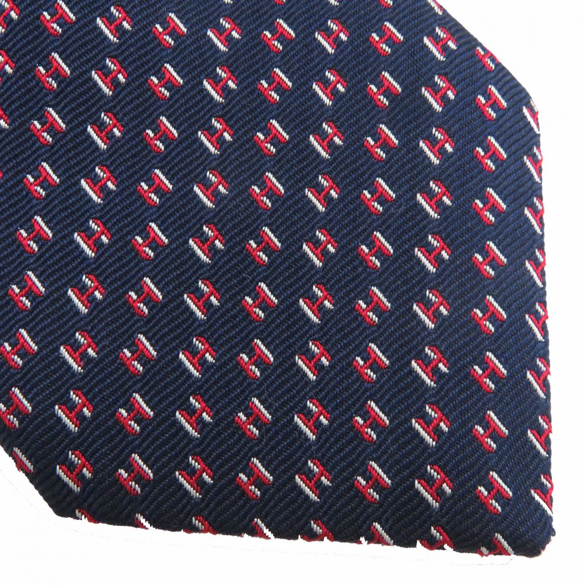 Hermes Silk Tie H Flamboyant Web Necktie