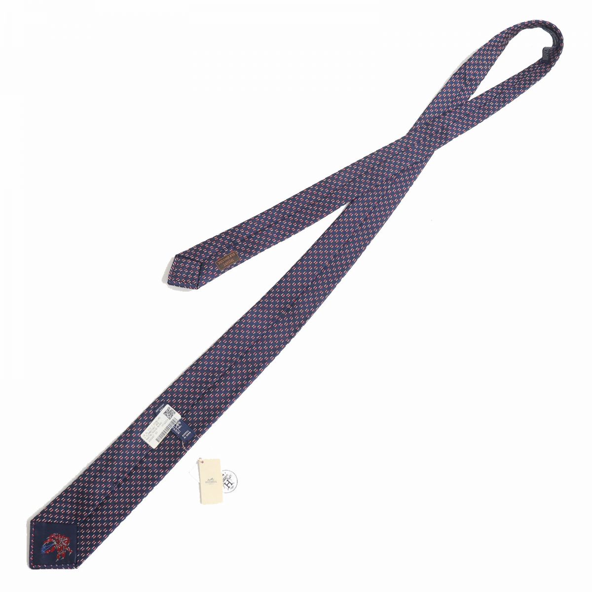 Hermes Silk Tie H Flamboyant Web Necktie