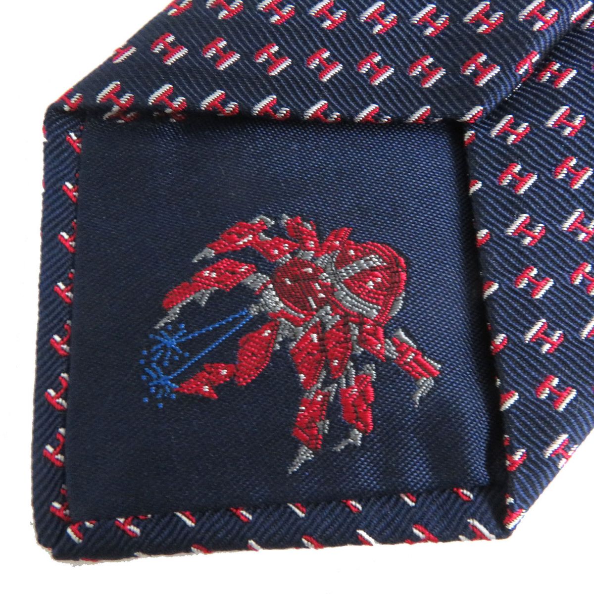 Hermes Silk Tie H Flamboyant Web Necktie