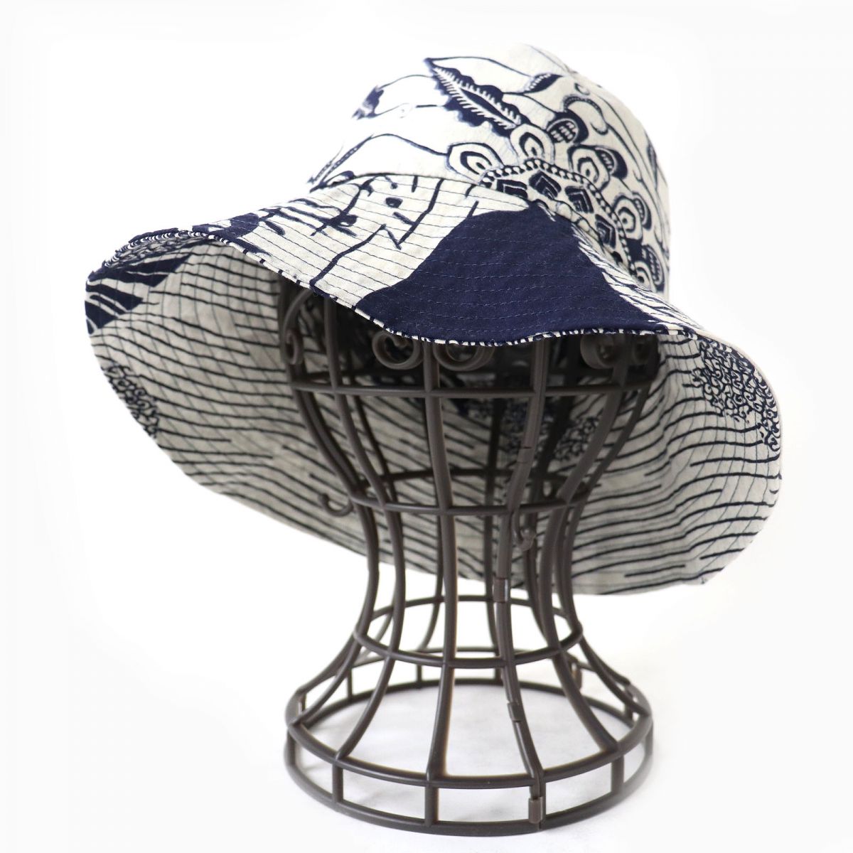 Dior Logo Metal Bucket Hat 57 Navy Gray