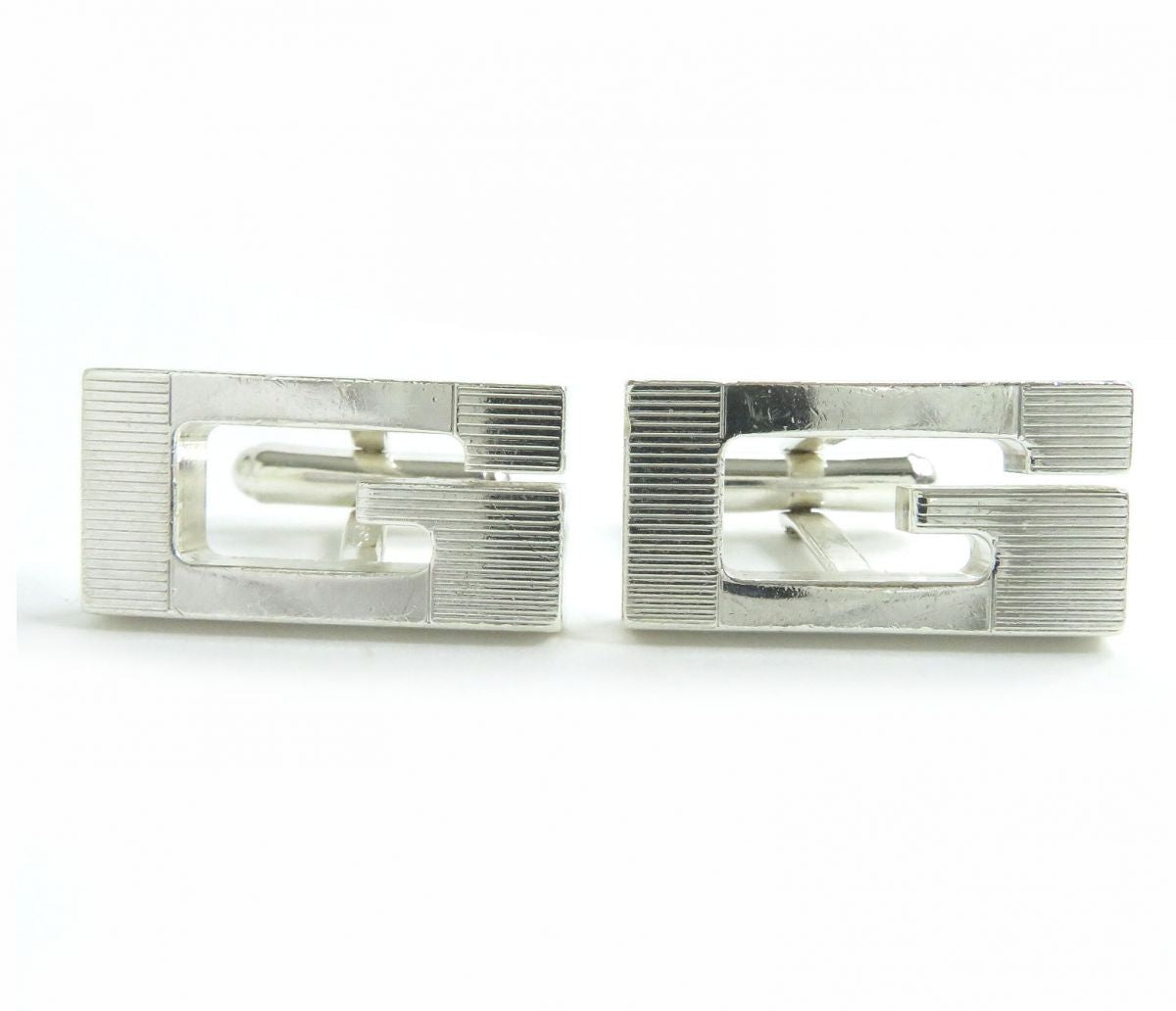 Gucci G Logo SV925 Cufflinks Silver