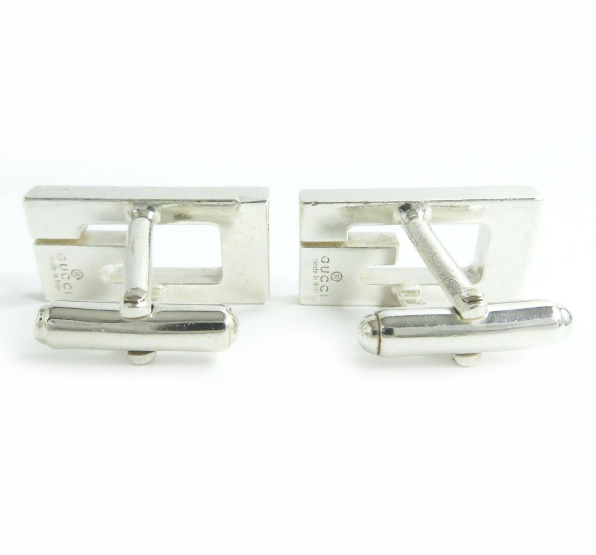 Gucci G Logo SV925 Cufflinks Silver