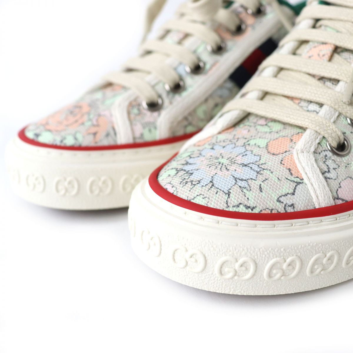 Gucci Tennis 1977 Liberty Floral Sneakers