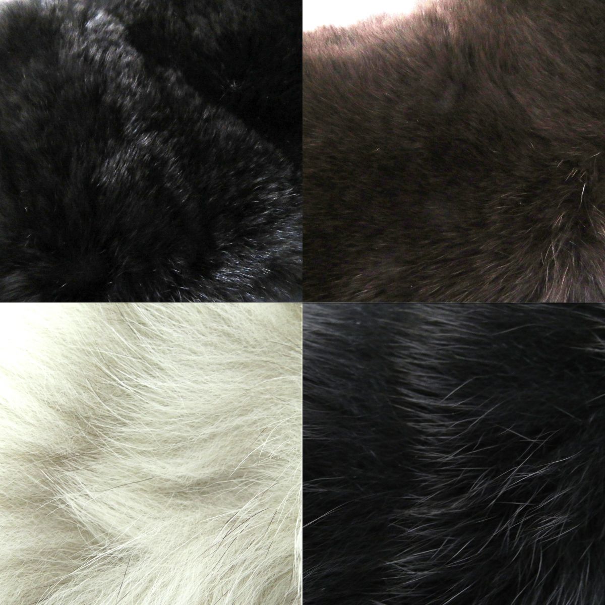 Salvatore Ferragamo Fox Fur Shawl Tippet Set