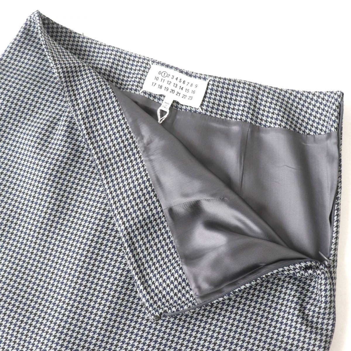 Maison Margiela Houndstooth Tight Skirt S51MA0372