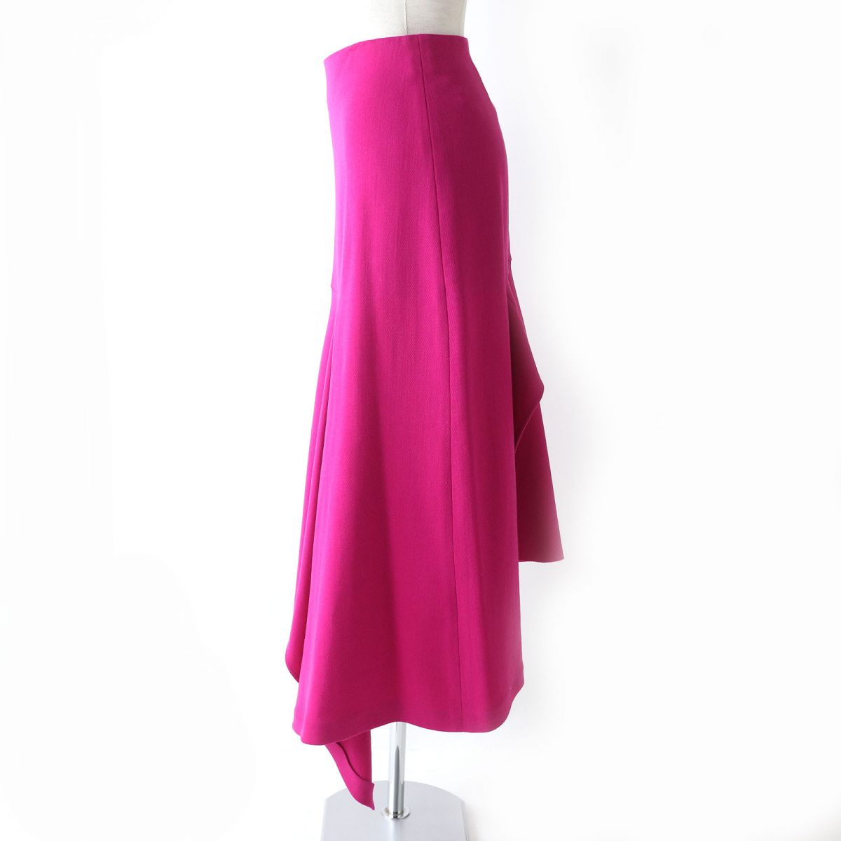 Balenciaga Asymmetrical Long Flared Skirt 38