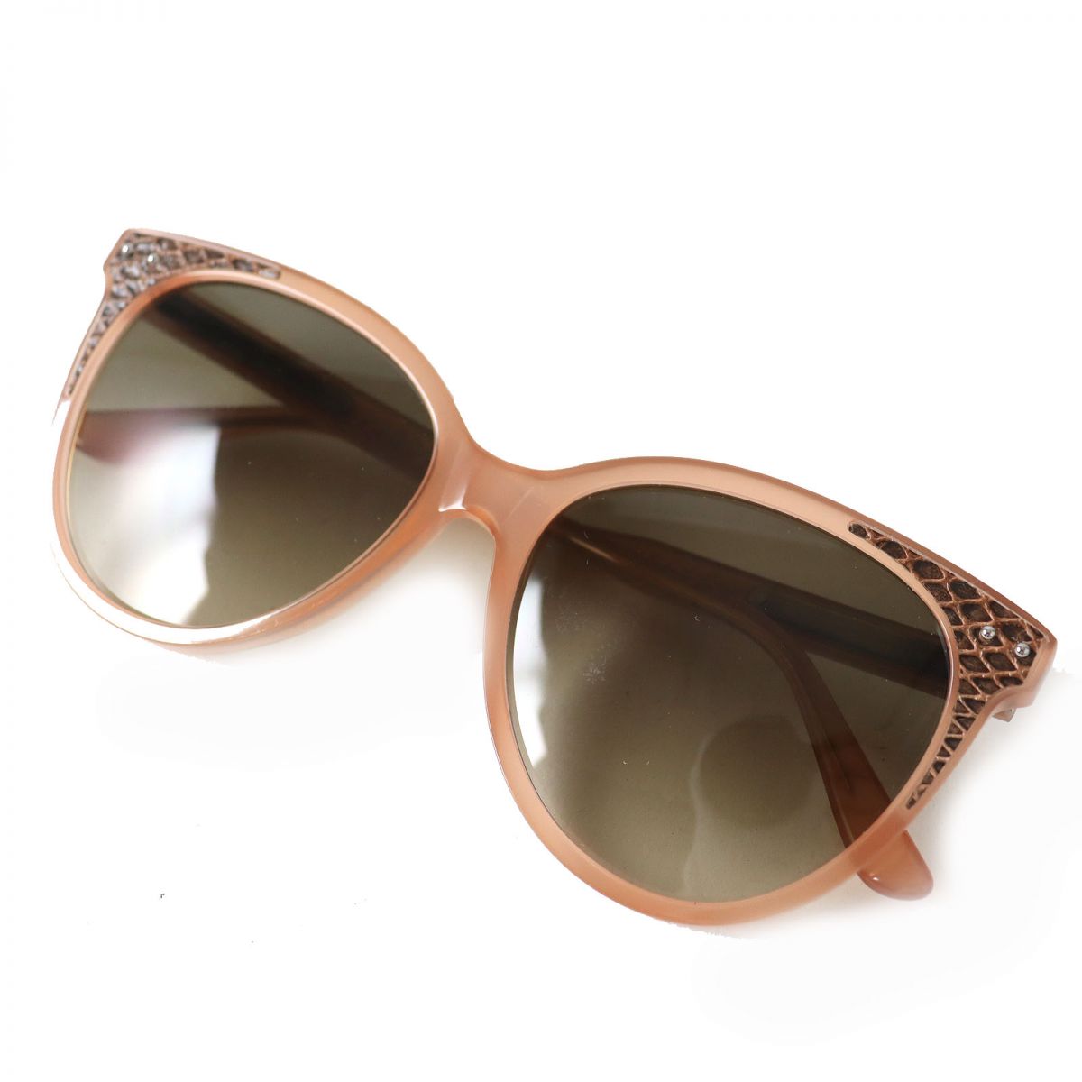 Bottega Veneta Python Cat Eye Sunglasses BV0119S