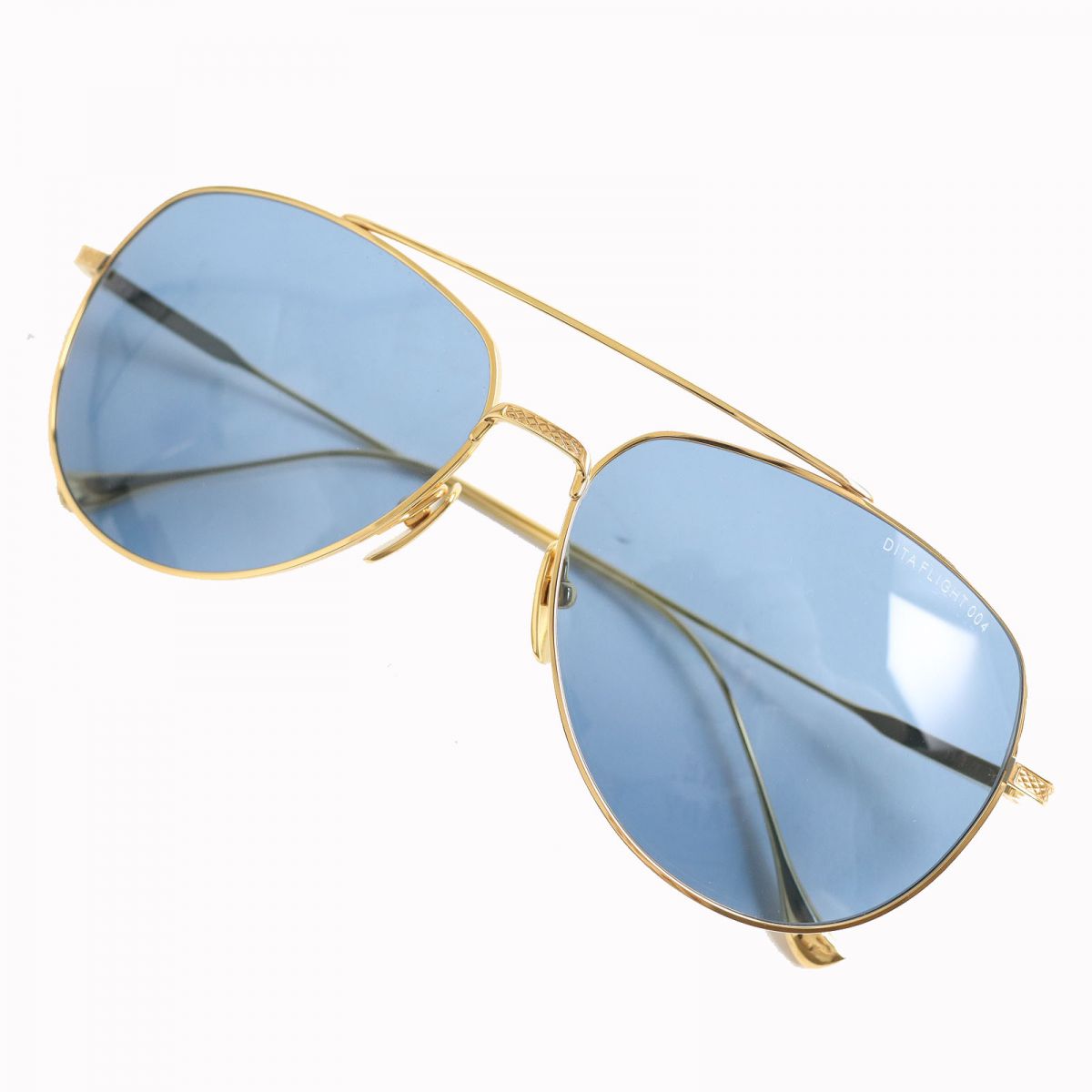 DITA FLIGHT004 Sunglasses Gold Dark Blue