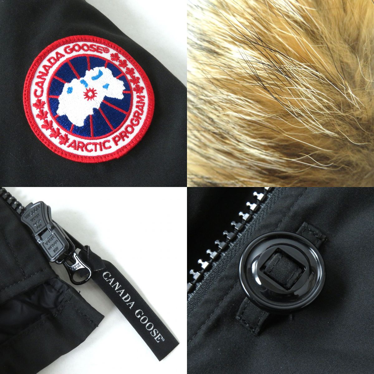 CANADA GOOSE Charlotte Parka Down Jacket Black