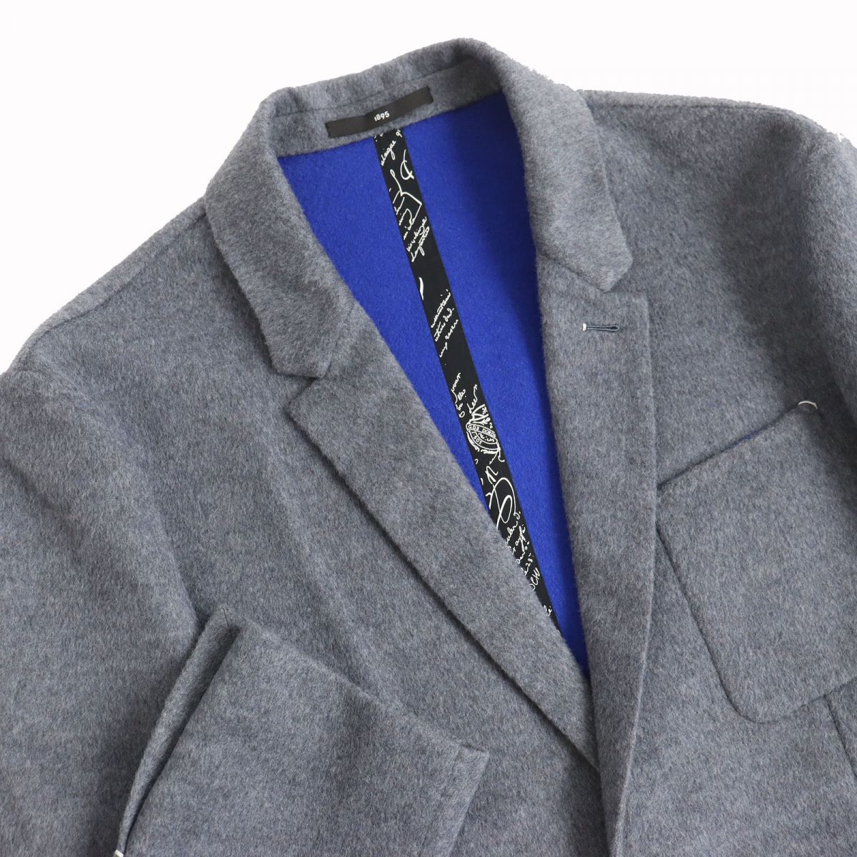 Berluti Wool Cashmere Blend Single Jacket R50 Grey