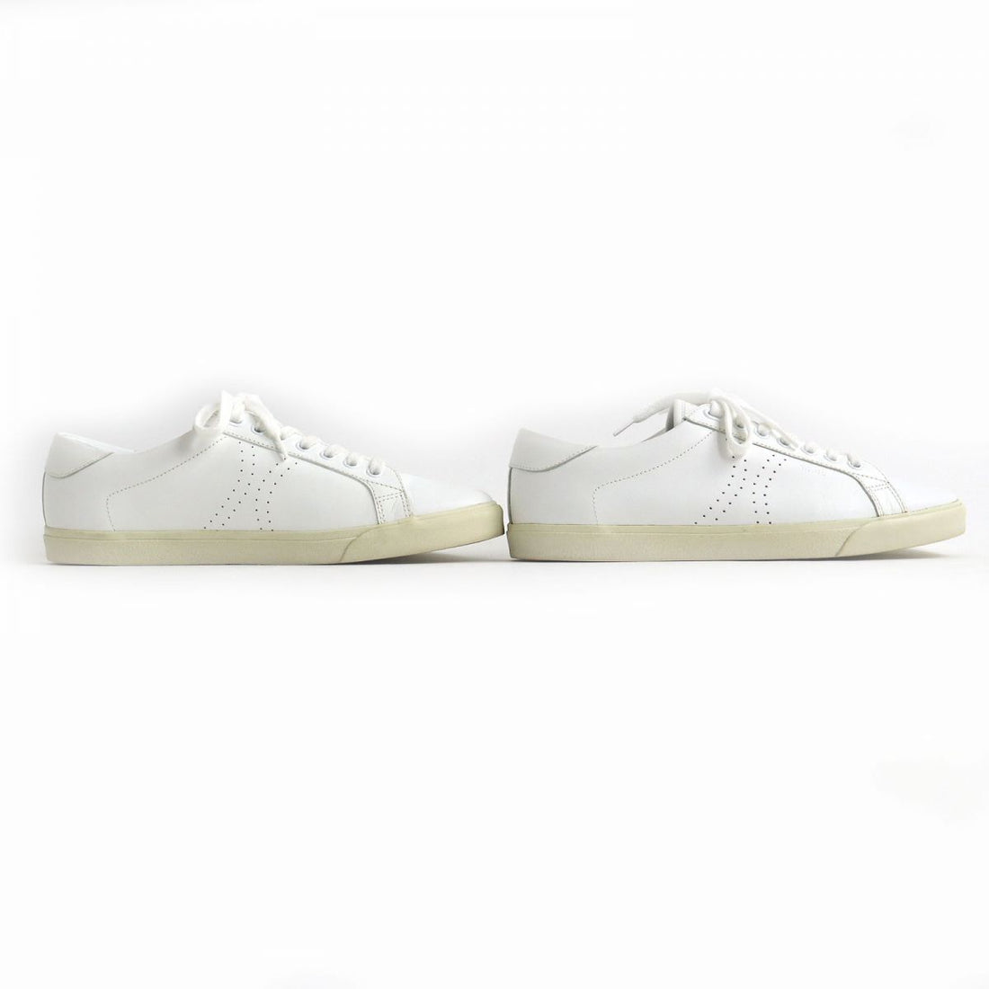 Celine Leather Sneakers 39 Triomphe Lace-up