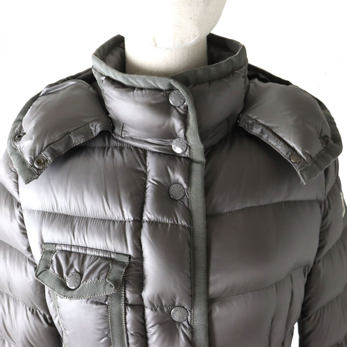 Moncler Hermine Women's Down Coat Gray