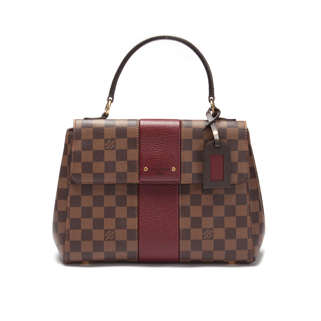Louis Vuitton Damier Ebene Bond Street Canvas Handbag in Excellent condition