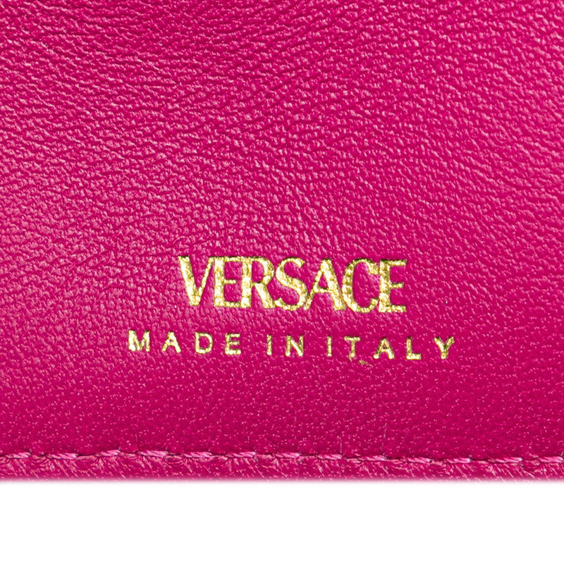 Versace Leather Medusa Medal Bifold Wallet in Excellent Condition