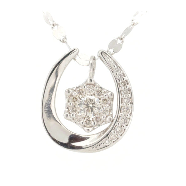 Estelle Asta Iris Platinum Diamond Necklace