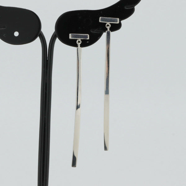 Tiffany T Wire 925 Silver Earrings