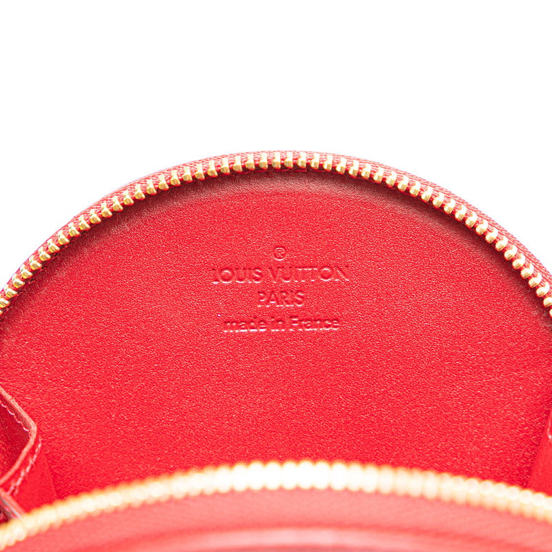 Louis Vuitton Vernis Coin Case M91417 Red