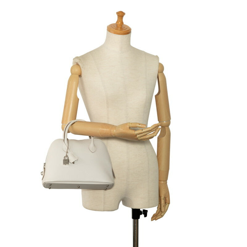 Hermes Bolide 1923 25 Handbag White