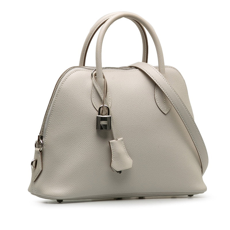 Hermes Bolide 1923 25 Handbag White