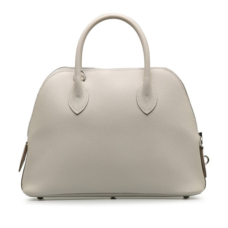 Hermes Bolide 1923 25 Handbag White