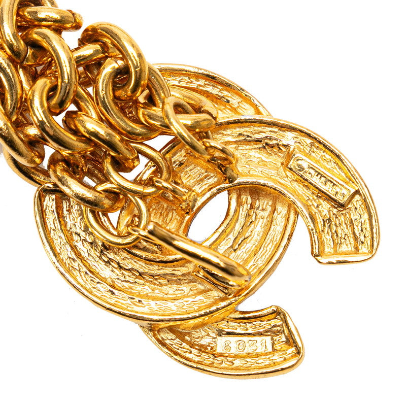 Chanel Matelasse Coco Mark Chain Belt Gold