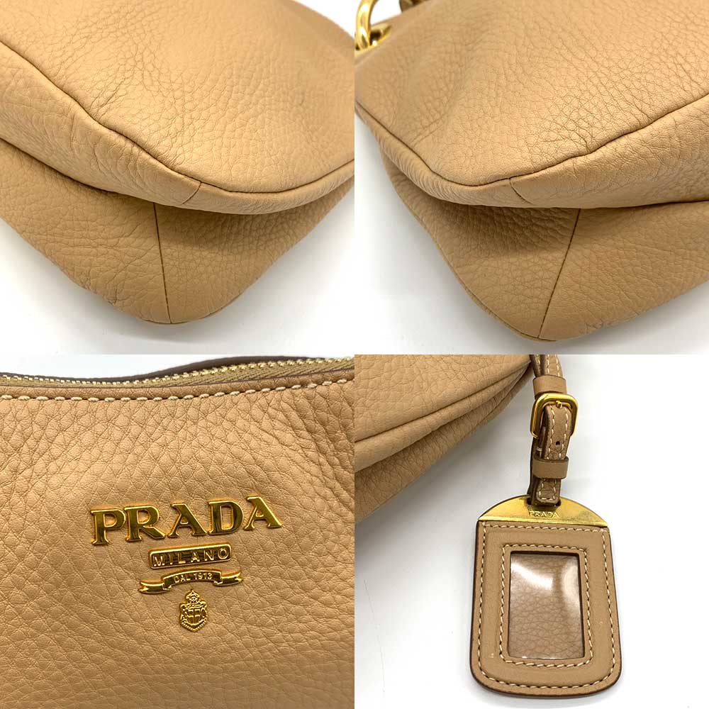 Prada  Leather Shoulder Bag 6-pr240227-1ta in Great Condition