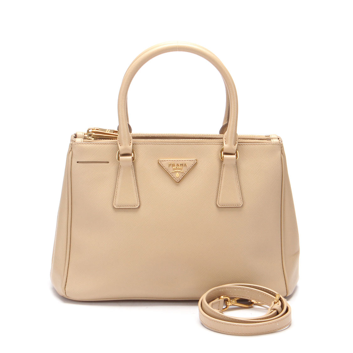 Saffiano Galleria Double Zip Handbag