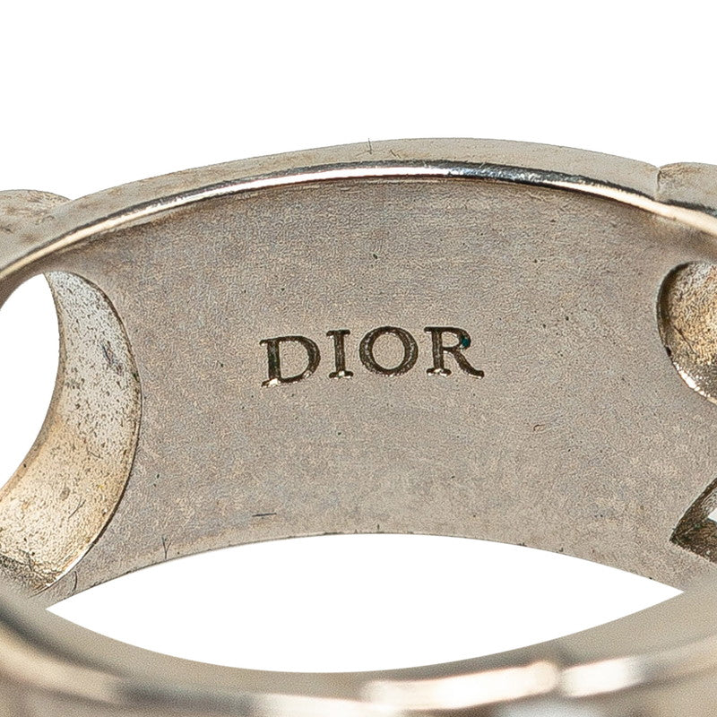 Dior Logo Metal Ring #58 in Very Good Condition