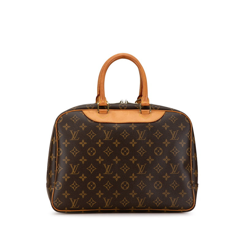 Louis Vuitton Monogram Deauville Handbag Brown