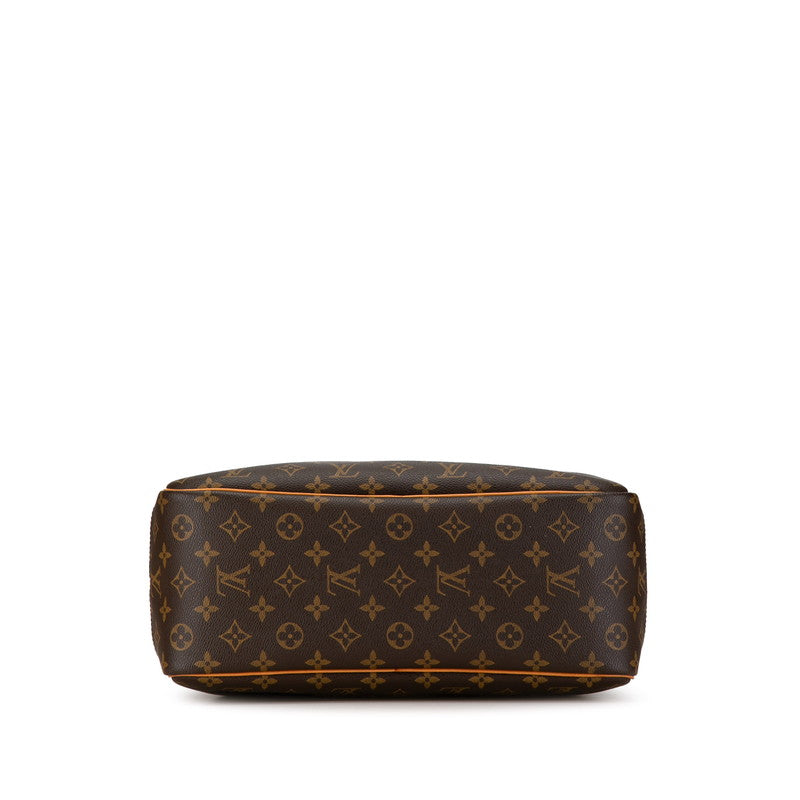 Louis Vuitton Monogram Deauville Handbag Brown