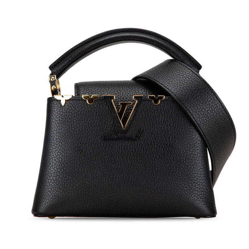 Louis Vuitton Capucines Mini Handbag M56669 in Very Good Condition