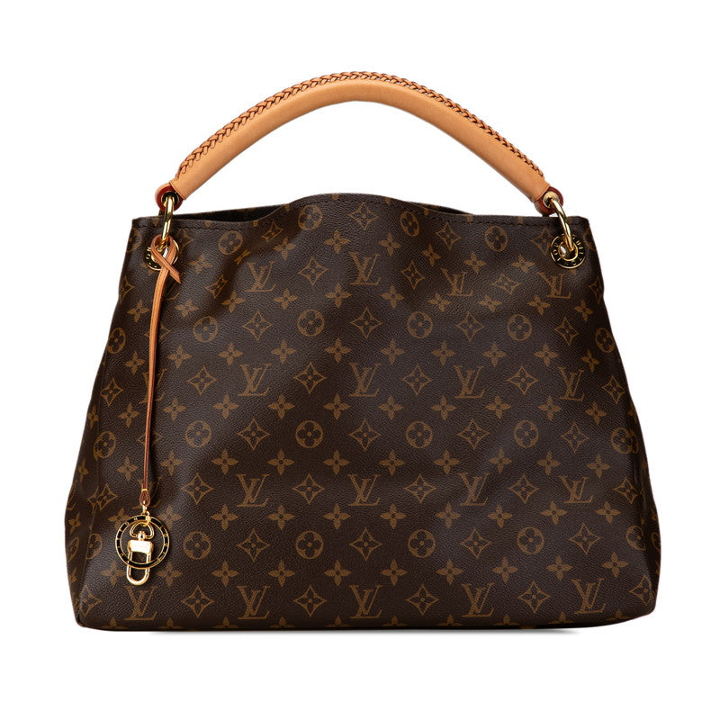 Louis Vuitton Monogram Artsy MM Tote Bag M40249 Brown PVC Leather