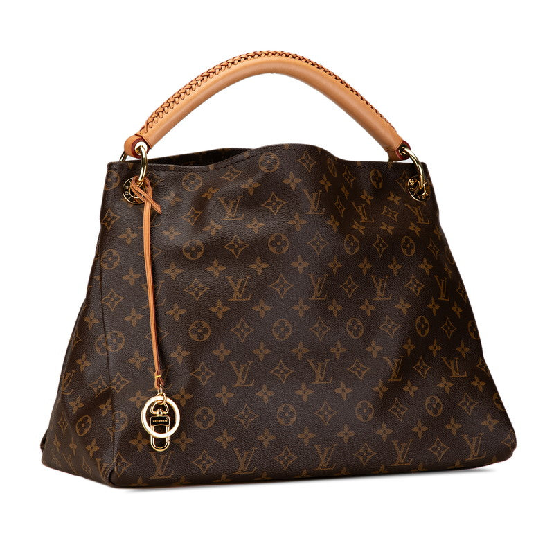 Louis Vuitton Monogram Artsy MM Tote Bag M40249 Brown PVC Leather in Great Condition