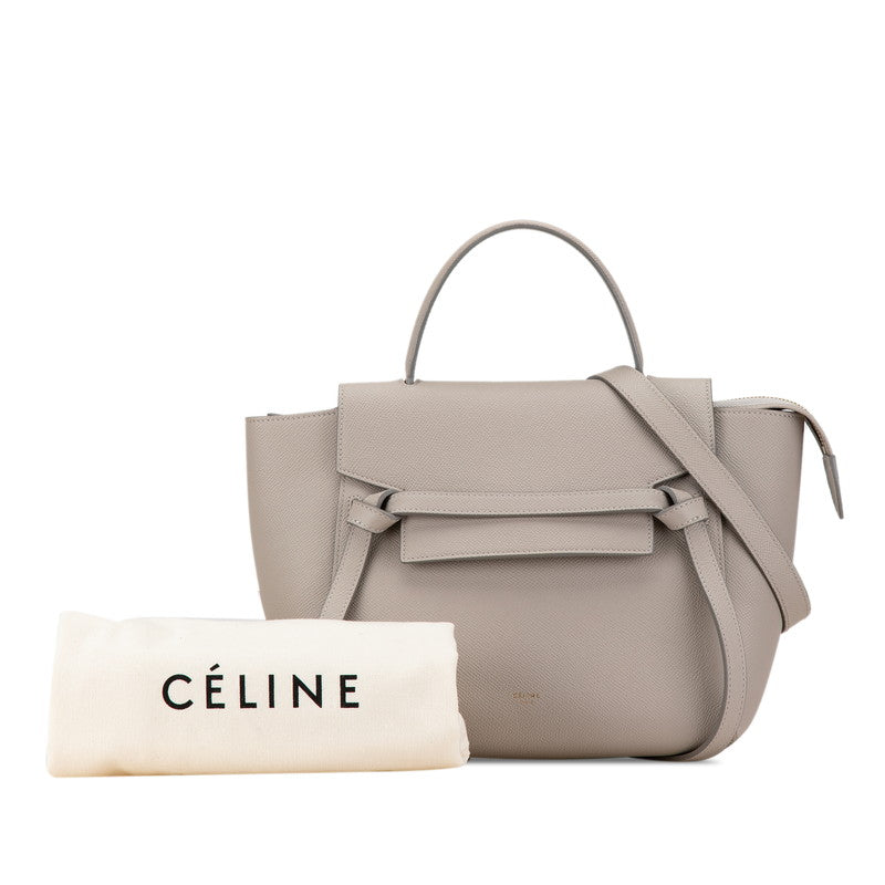 Celine Nano Belt Bag Leather Handbag S-GA-5107