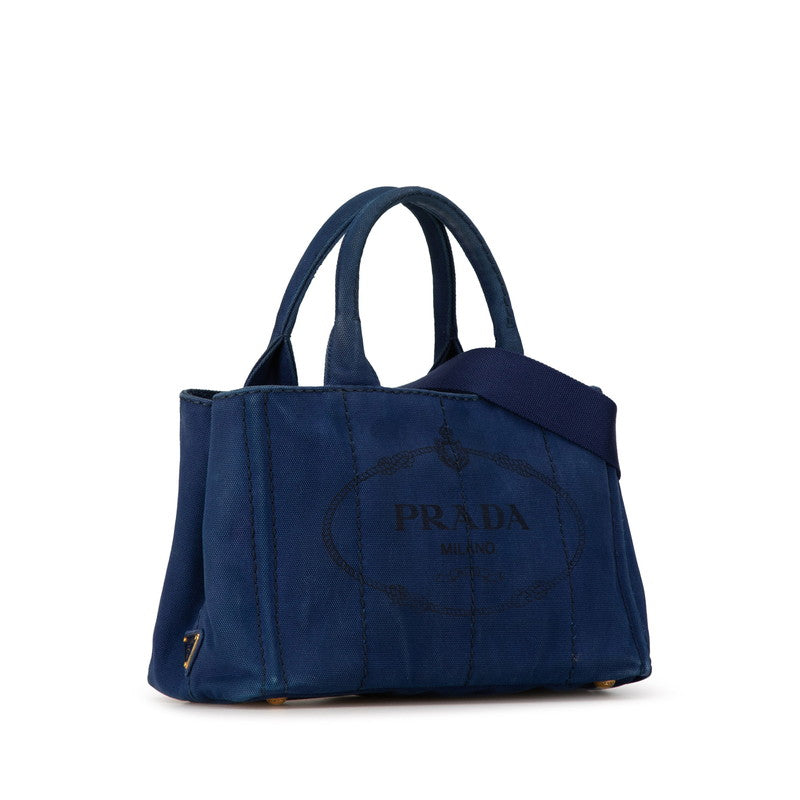 Prada Canapa SS Logo Canvas Handbag