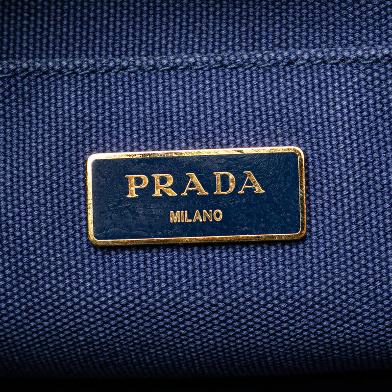 Prada Canapa SS Logo Canvas Handbag