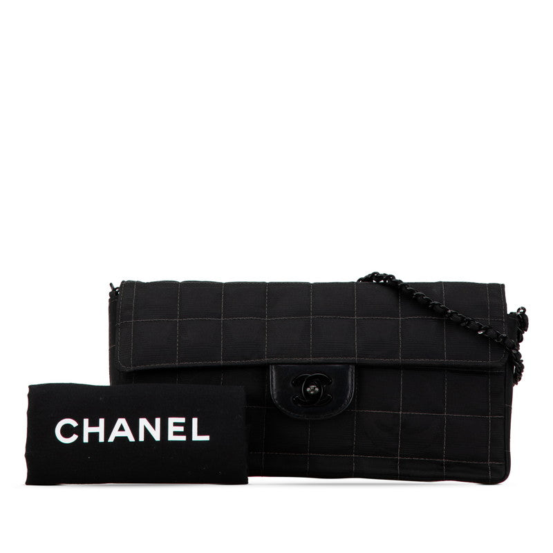 Chanel Nylon Coco Mark Chain Shoulder Bag