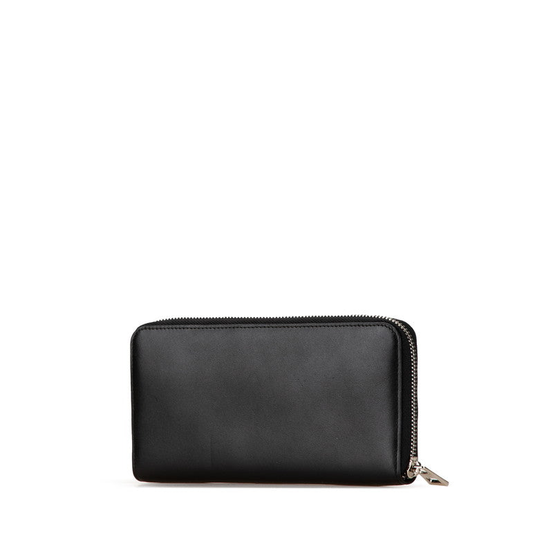 Loewe Leather Amazona Zip Wallet Black