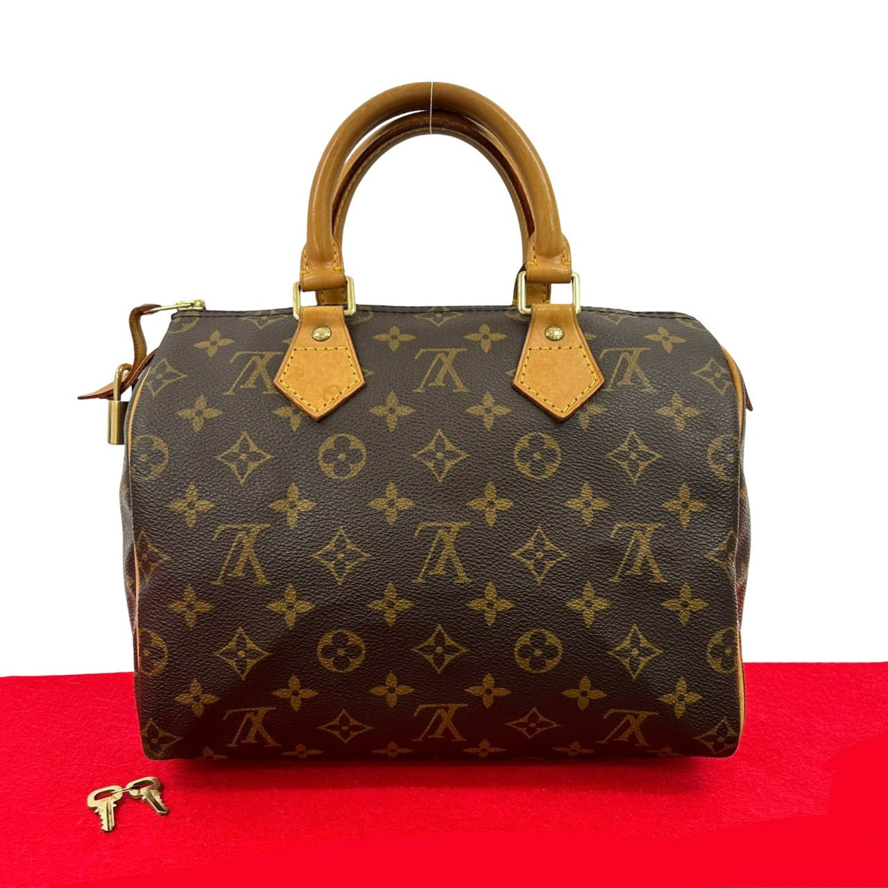Louis Vuitton Speedy Monogram Leather Handbag