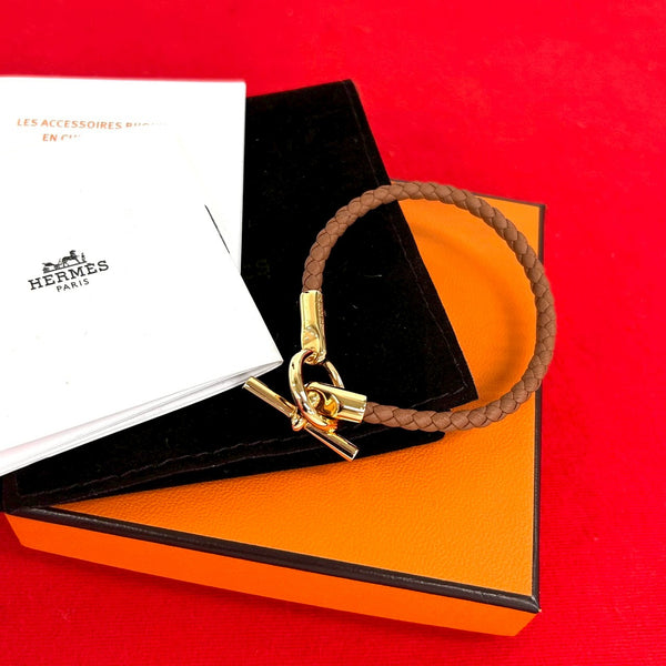 Hermes Glenan Leather Bracelet