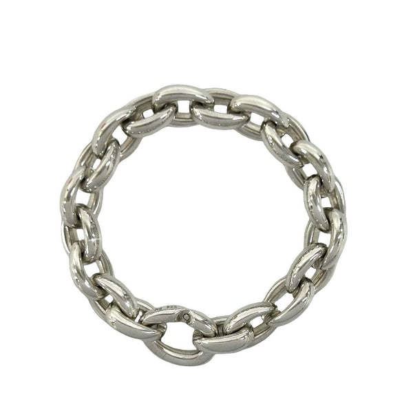 Hermes Acrobat MM Silver Bracelet